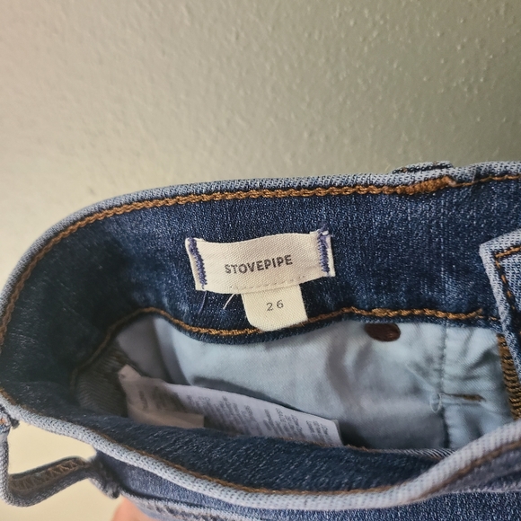Madewell Stovepipe Jeans, Size 26 - Picture 7 of 7